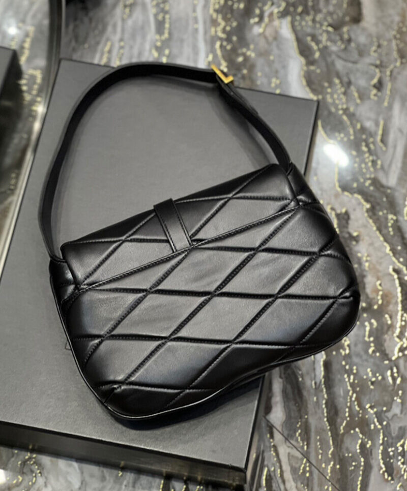 Saint Laurent Le 57 Shoulder Bag In Quilted Lambskin 698567 Black